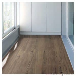 แผ่นปูพื้นลายไม้เก่า สีวอลนัท RSF-03 หน้ากว้าง 95 ซม หนา 0.45 มม ยาวเมตรละ