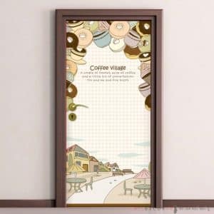 ADI-036 ติดประตู Coffee Village 95*210CM