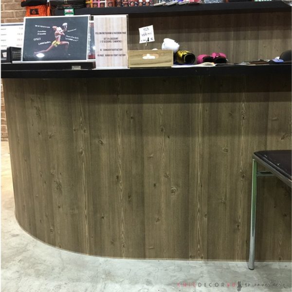 วอลไวนิลสติ๊กเกอร์ลายไม้วอลนัท DW-590 กว้าง100ซม ยาวเมตรละ