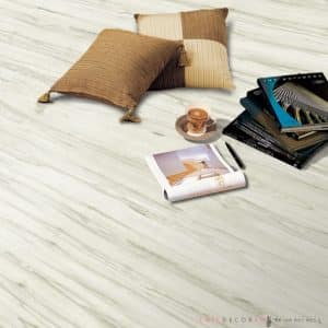 พีวีซีปูพื้น ลายไม้ สีขาว JP-001 หน้ากว้าง 100 ซม หนา 0.6 มม ยาวเมตรละ