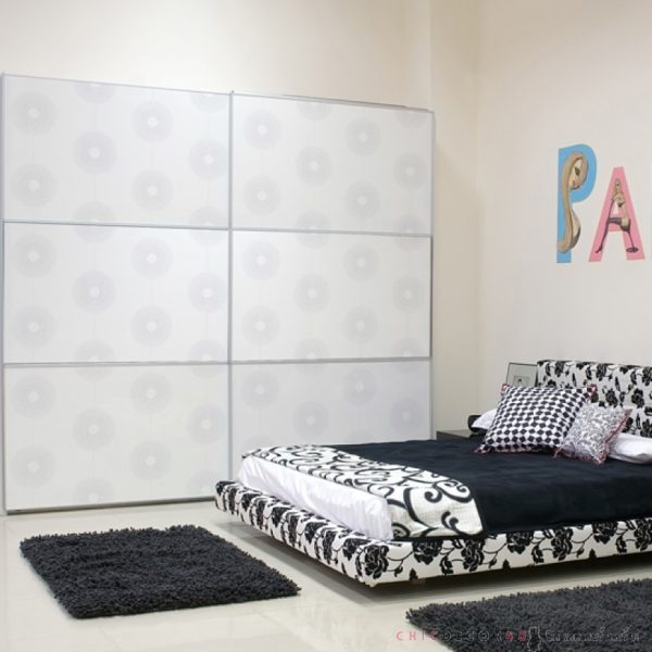 สติ๊กเกอร์ไฮกลอส ไวท์เซอเคิล PQ-080 White Circle High Gloss Sticker กว้าง100ซม ยาวเมตรละ