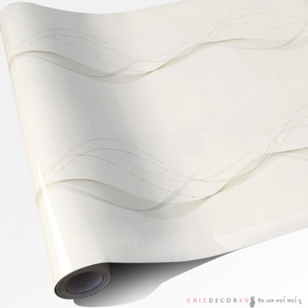 สติ๊กเกอร์ไฮกลอส มิลค์กี้เวย์เบจ PQ-084 Milky Way Beige กว้าง100ซม ยาวเมตรละ