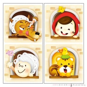 17576 กันลื่นลายหนูน้อยหมวกแดง