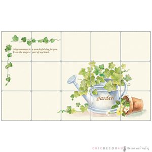 สติกเกอร์ติดครัว AL-07 ใบองุ่น 45x75 cm