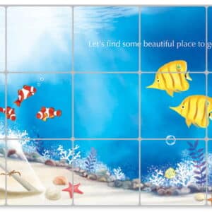 สติกเกอร์ฟรอย AL-12 ท้องทะเล 45x75 cm