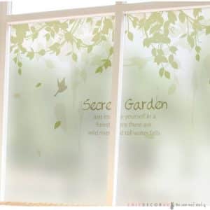 สติ๊กเกอร์ฝ้า BSC-082 ซีเคร็ทการ์เด้น กว้าง 90 X สูง 120 ซม