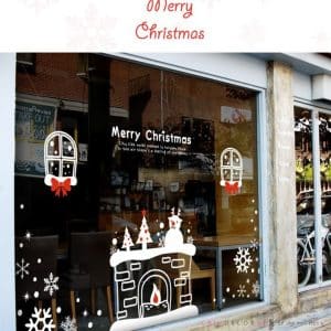 CHW-086 Merry Fireplace กว้าง 400 ซม. x สูง240 ซม.