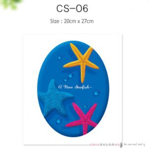 สติกเกอร์ลายดาวทะเล Starfish CS-06