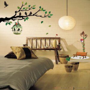 ECO-014 กรงนกบนกิ่งไม้ใหญ่