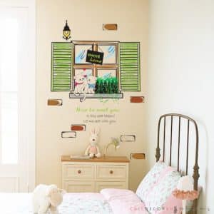 ECO-041 White cats by Green Window แมว