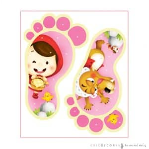 F-170 กันลื่นเรืองแสง หนูน้อยหมวกแดง