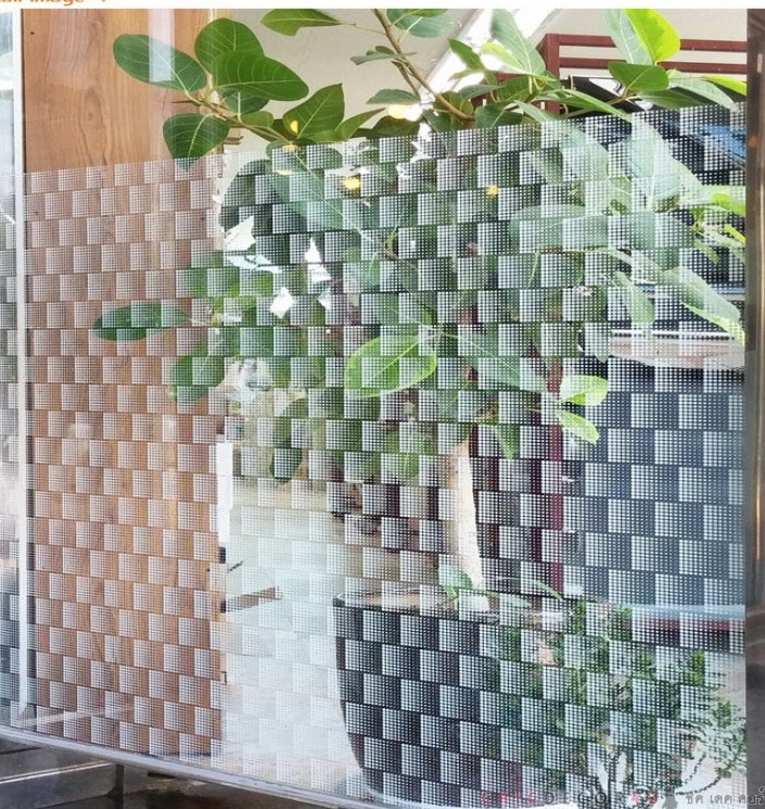 ฟิล์มใส ลายหยดน้ำ Drip Point FD-003 หน้ากว้าง 127 ซม ยาวเมตรละ