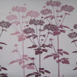 สเตนซิลต้นดอกเบญจมาศขนาดใหญ่ Stencil Chrysanthemum large plant