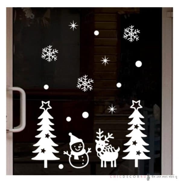 GDT-806 white snowman ต้นสน