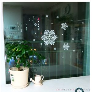 Snowflake Christmas Sticker GDT-862 (S) สติกเกอร์เกล็ดหิมะ#2