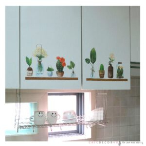 สติ๊กเกอร์ ต้นไม้ในขวดโหล GDT-935 (S)