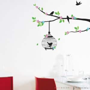 KRS-0105 กรงนกบนกิ่งไม้