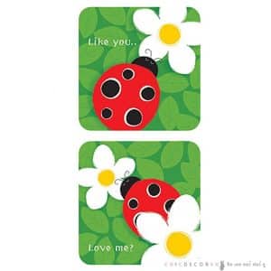 NSS-05 สติ๊กเกอร์กันลื่นแมลงเต่าทอง SALE 1 แถม 1 !!!