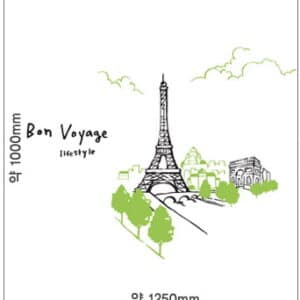 สติกเกอร์ไดคัทลายหอไอเฟล