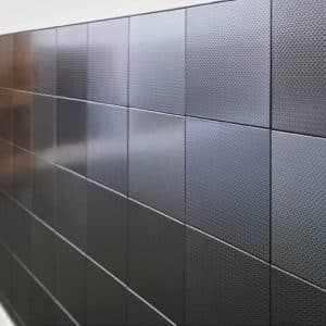 แผ่นสแตนเลส รุ่นสีดำลายนูน Check black Stainless Steel