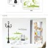 TGWST-12 BIG Wall Graphic Sticker ลายริมท่าน้ำ ขนาด กว้าง 1.45 เมตร x สูง 1.40 เมตร