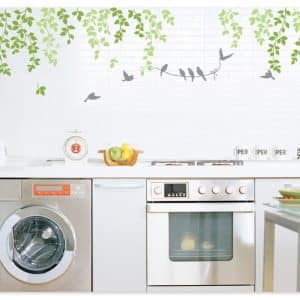 กราฟฟิกสติ๊กเกอร์ TGWST-24 Graphic Stickers ลาย Leaves in the window