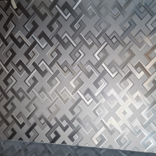 สูญญากาศติดกระจก ลายสี่เหลี่ยมไดมอนด์ Diamond J061 กว้าง 90 ซม. ยาวเมตรละ