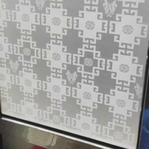 สติ๊กเกอร์ติดกระจก Y6065 ลายเฟรมจีน กว้าง 90ซม เมตรละ