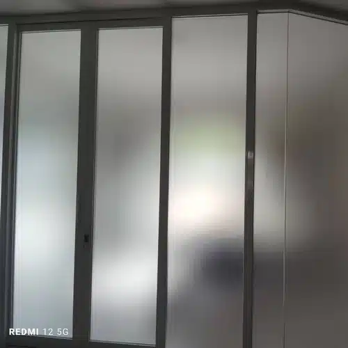 สติ๊กเกอร์ฝ้าพ่นทรายติดกระจก W-001(L) กว้าง 152 ซม Window Frosted sheet - Image 9