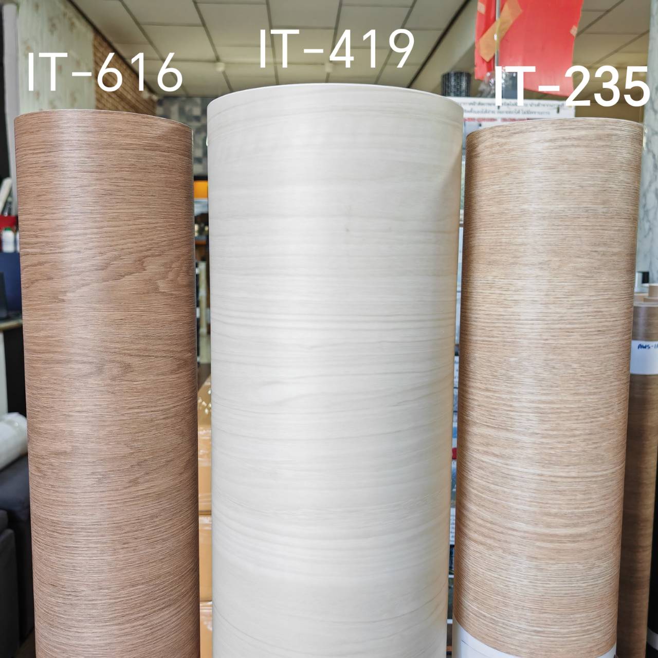 ลายไม้อัดสีอ่อน IT419 กว้าง123ซม ความยาวเมตรละ - Image 3