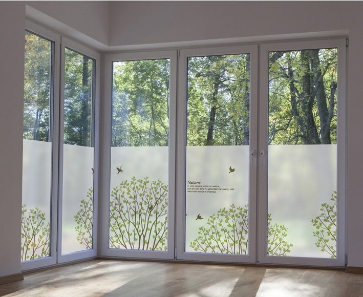 สติ๊กเกอร์ฝ้าใบไม้ยอดไม้ รุ่น BSC-193 In the forest กว้าง 180 X สูง 120 ซม - Image 3