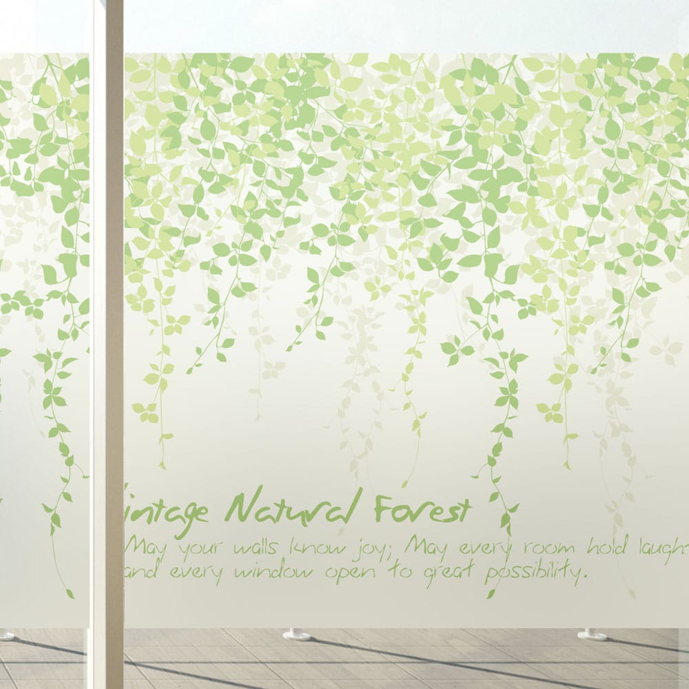 bsc-547 สติกเกอร์ฝ้าใบไม้