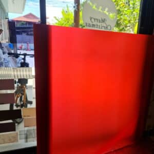 สติกเกอร์ฝ้าสีแดง