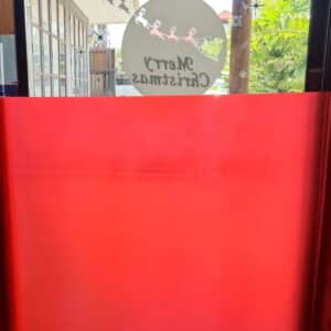 สติกเกอร์ฝ้าสีแดง